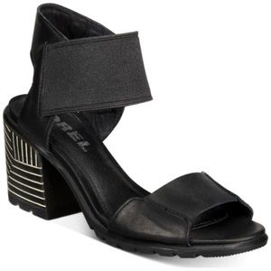 Sorel Nadia block sandal heels